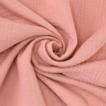 altrosa | Musselin Stoff, altrosa