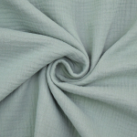 vaalmint | Katoenen mousseline double gauze, bleke mintgroen