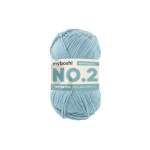 bleu ciel | Pelote de laine coton & kapok myboshi No.2 laine d'été, 50g, bleu ciel