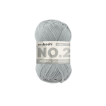 argent | Pelote de laine coton & kapok myboshi No.2 laine d'été, 50g, argent