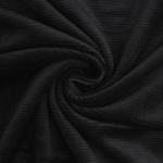 zwart | Nicky velours corduroy jersey, zwart