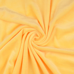 jaune clair | Tissu nicki polaire stretch polyester Eva, jaune clair