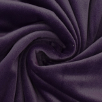 prune | Tissu nicki polaire stretch polyester Eva, prune