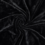black | Nicki fabric Ice Velvet Cloudy, black