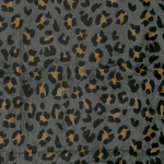 donkergrijs | Nicky velours luipaard, donkergrijs