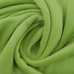 appelgroen | Nicky velours uni, appelgroen
