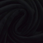 noir | Tissu nicki jersey velours coton Sandrine, noir