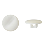 blanc | Bouton couture plastique Amanda, blanc