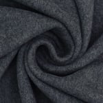 antraciet | Biologische katoenen fleece, antracietgrijs