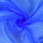 bleu royal | Tissu organza bleu roi