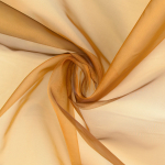 cuivre, noir | Tissu organza deux tons, cuivre-noir