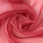 lie de vin | Tissu organza, rouge vin