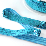 turquoise | Galon Paillettes 2 cm, turquoise