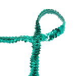 vert | Galon Paillettes uni 2 cm, vert