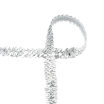 argent | Galon Paillettes uni 2 cm, argent