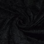 noir | Tissu panne de velours, noir