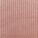 vieux rose | Tissu fausse fourrure côtelé Stripy, vieux rose