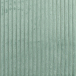 vert pâle | Tissu fausse fourrure côtelé Stripy, vert pâle