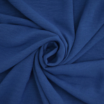 bleu royal | Tissu crêpe georgette polyester Uni, bleu royal