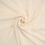 blanc cassé | Tissu crêpe georgette polyester Uni, blanc cassé