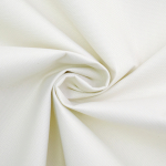 blanc cassé | Tissu déperlant extérieur polyester uni, blanc cassé