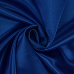 blau | Polyester-Satin blau