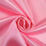 rose | Tissu satin polyester uni, rose