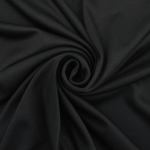 zwart | Polyesterjersey, zwart