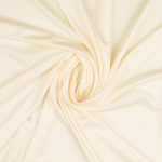 blanc cassé | Tissu jersey polyester, blanc cassé