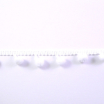 wit | Pomponband middelgroot, 20 mm, wit