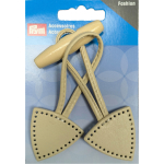 beige | Prym Knebelverschluss 15 x 5 cm beige