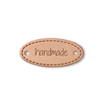 naturel | Prym Label cuir handmade ovale