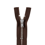marron foncé | Fermeture éclair 8053, M40, marron foncé