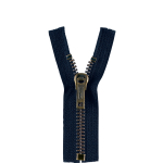 bleu marine | Fermeture éclair 8710, bleu foncé