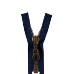 marineblau | Reissverschluss M60, Moselschieber, marineblau