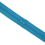 turquoise | Fermeture Éclair au mètre non séparable plastique à spirale, turquoise