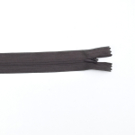 marron | Fermeture éclair invisible 25 cm, marron