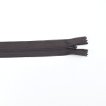 marron | Fermeture éclair invisible 60 cm, marron
