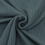 jeansblauw | Ribjersey Emma, jeansblauw