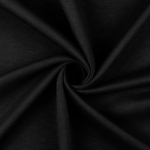 noir | Tissu jersey romanite Paula, noir