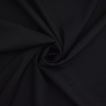 zwart | Punta di Roma jersey uni, zwart