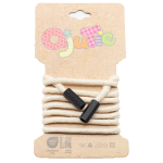 écru | Cordon sweat capuche avec embouts 5mm, cordon rond, écru