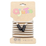 sable | Cordon sweat capuche avec embouts 5mm, cordon rond, sable