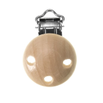 naturel | Fopspeen clips Hout 30 mm, naturel