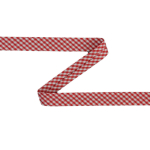 rood | Biaisband geruit, rood