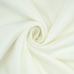 blanc cassé | Tissu scuba sim. néoprène uni, blanc cassé