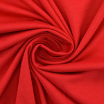 rood | Single-Stretch katoen uni, rood