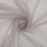taupe | Soft tule glitter, taupe