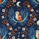 dunkelblau | Sommersweat Albstoffe Hamburger Liebe Midnight Wise Words, dunkelblau