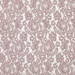 vieux rose | Tissu dentelle guipure fleurs, rose pâle